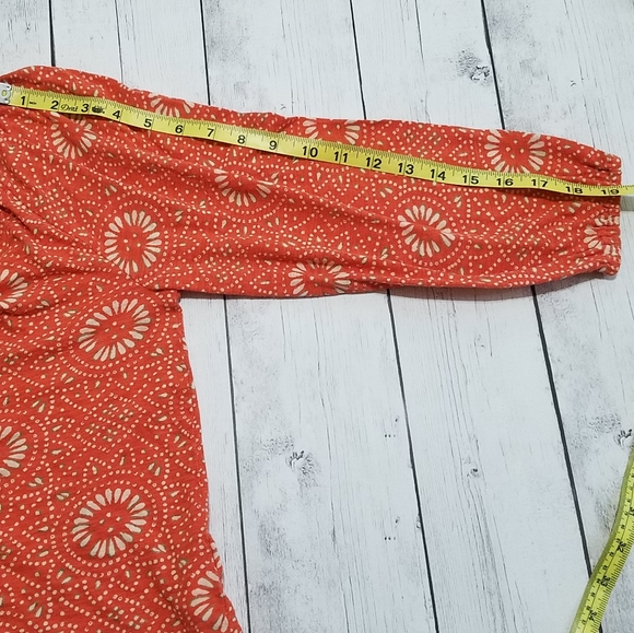 Lucky Brand Womens Large Boho flowy top - Picture 2 of 6